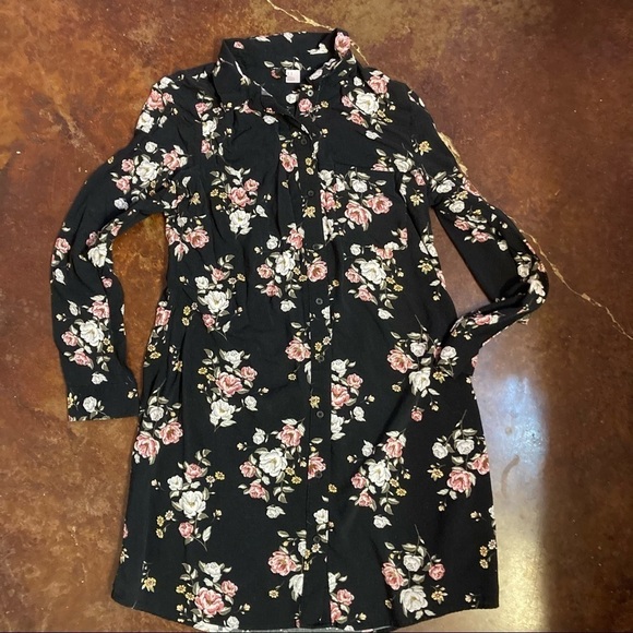 Ladies H&M Divided Floral Button Front Dress - Picture 1 of 3